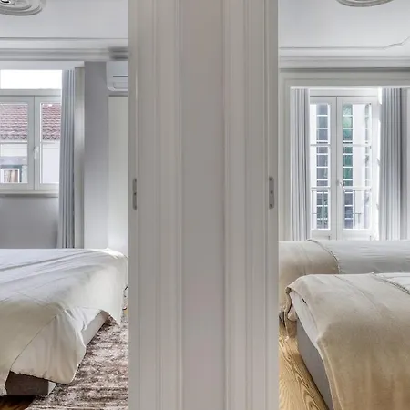 شقة Beautiful 2 Bedroom With Views In Rua Augusta Lisboa